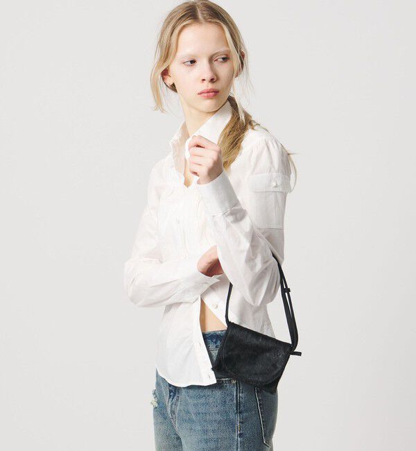 ATTISESSION「＜ATTISESSION＞ヘアレザー ミニ ショルダー バッグ」|ショルダー・メッセンジャー|