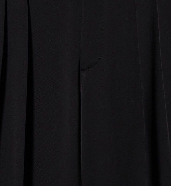 BEAUTY&YOUTH UNITED ARROWS「ポリエステル ドレープ 2タック ワイドパンツ ウォッシャブル」|チノ|