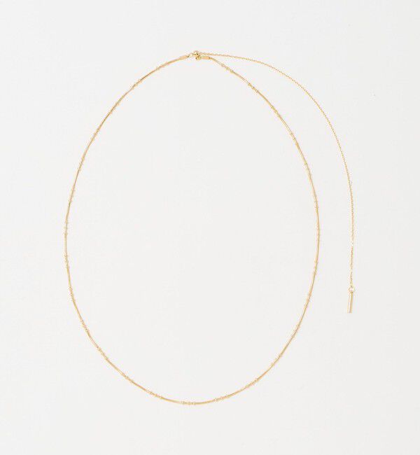 BEAUTY&YOUTH UNITED ARROWS「メタル チェーン スライダー ネックレス」|ネックレス|
