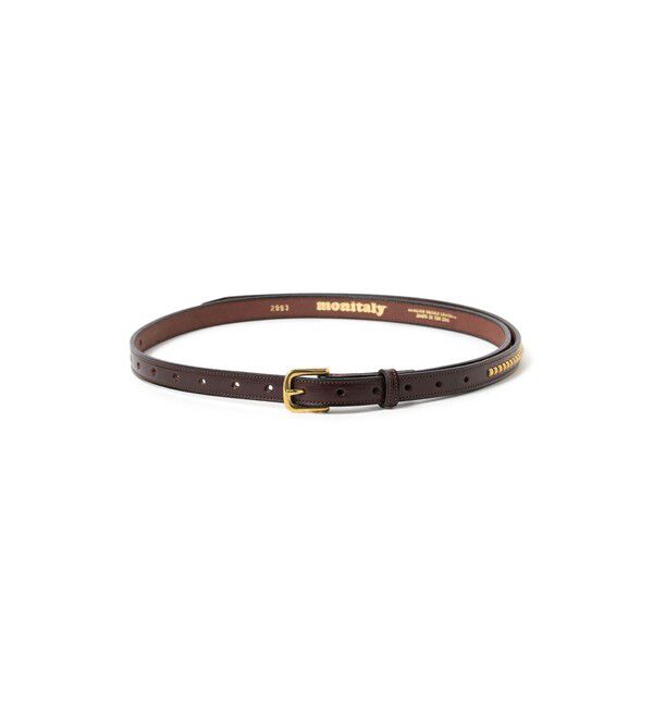 BEAMSBOY「Monitaly / Extra Long 3/4 Clincher Belt」|ベルト|BROWN