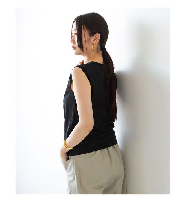 Demi-Luxe BEAMS 「ATON / ORGANIC FRESCA タンクトップ」|Tシャツ・カットソー|
