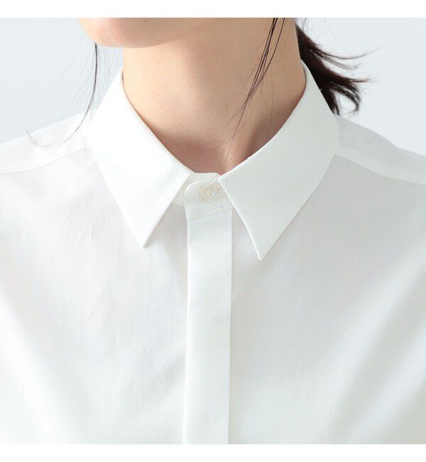 Demi-Luxe BEAMS 「AK+1 / 刺繍 レギュラーカラーシャツ」|シャツ・ブラウス|