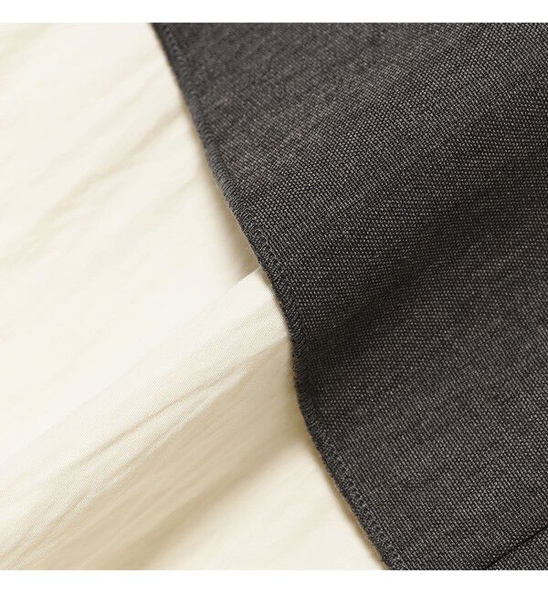 Ray BEAMS 「異素材 レイヤード スカート」|スカート|