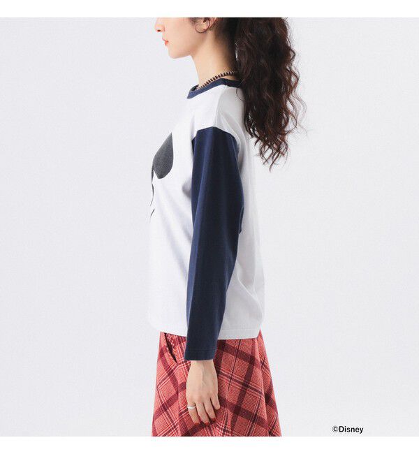 別注】Champion / ミッキーマウス / フットボール Tシャツ（BEAMSBOY