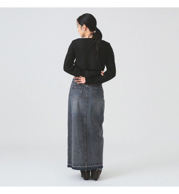 Ray BEAMS 「レース編み レイヤード プルオーバー」|ニット・セーター|