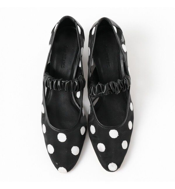 Ray BEAMS 「 ドット メッシュ パンプス」|パンプス|