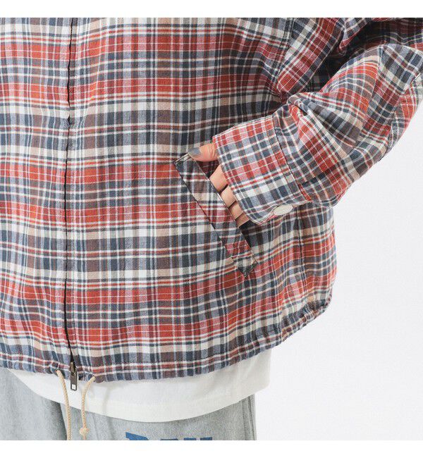 BEAMSBOY「マドラス チェック ブルゾン」|ブルゾン・スタジャン|