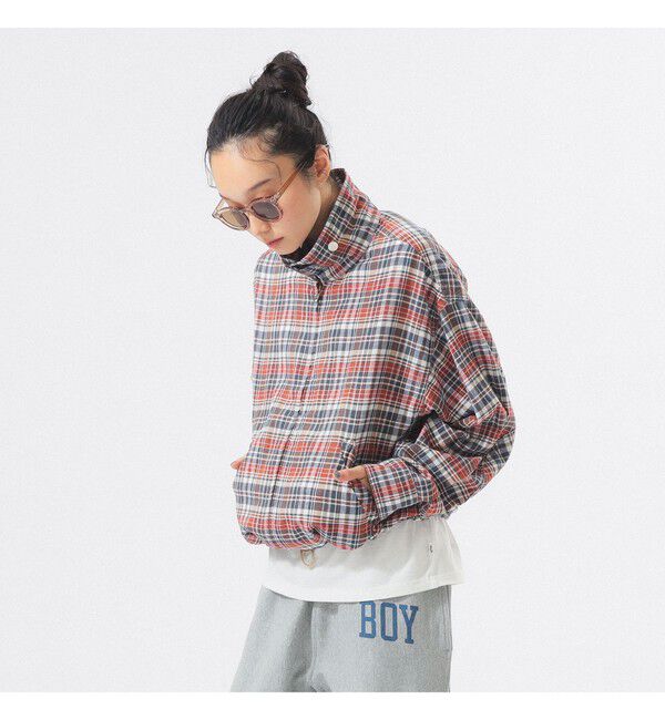 BEAMSBOY「マドラス チェック ブルゾン」|ブルゾン・スタジャン|