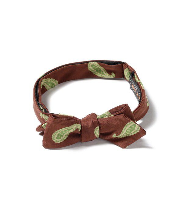 BEAMS PLUS「BEAMS PLUS / プリントペイズリー ボウタイ」|ネクタイ・蝶ネクタイ|BROWN