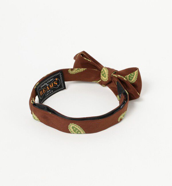 BEAMS PLUS「BEAMS PLUS / プリントペイズリー ボウタイ」|ネクタイ・蝶ネクタイ|