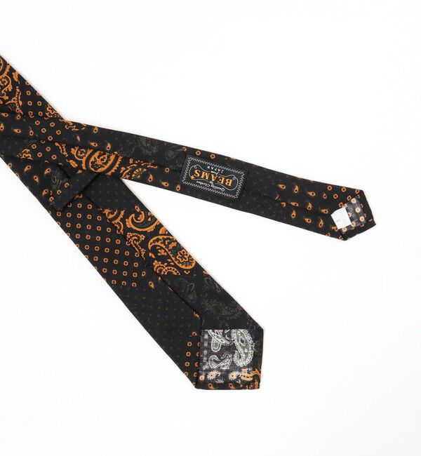 BEAMS PLUS「BEAMS PLUS / ペイズリープリント ウール シルク タイ」|ネクタイ・蝶ネクタイ|