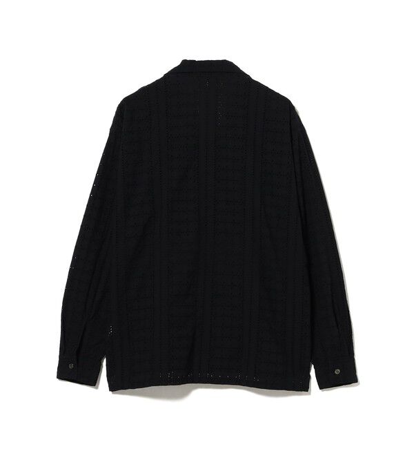 BEAMS「レース オープンカラーシャツ【リラックスフィット】」|シャツ・ブラウス|