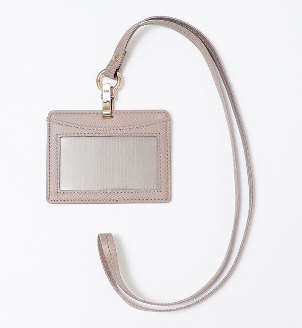 SHIPS「SHIPS: 【SAFFIANO LEATHER】イタリアンレザー IDケース」|その他|ベージュ