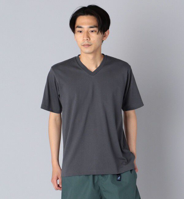SHIPS「SHIPS: 抗菌・防臭 NANO-FINE（R） コットン Vネック Tシャツ」|Tシャツ・カットソー|