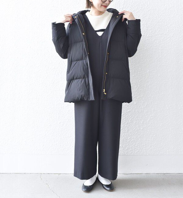 SHIPS for women「*〈手洗い可能〉ショールカラー ミディ ダウン ◇」|その他|