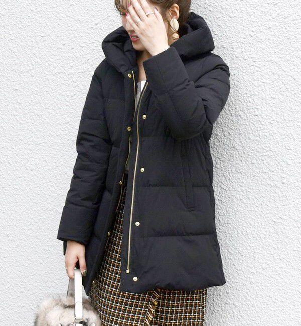 SHIPS for women「*〈手洗い可能〉ショールカラー ミディ ダウン ◇」|その他|