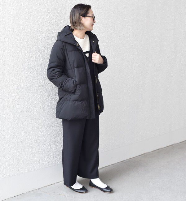 SHIPS for women「*〈手洗い可能〉ショールカラー ミディ ダウン ◇」|その他|