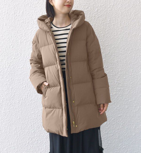 SHIPS for women「*〈手洗い可能〉ショールカラー ミディ ダウン ◇」|その他|