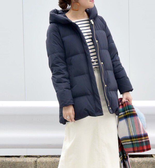 SHIPS for women「*〈手洗い可能〉ショールカラー ミディ ダウン ◇」|その他|