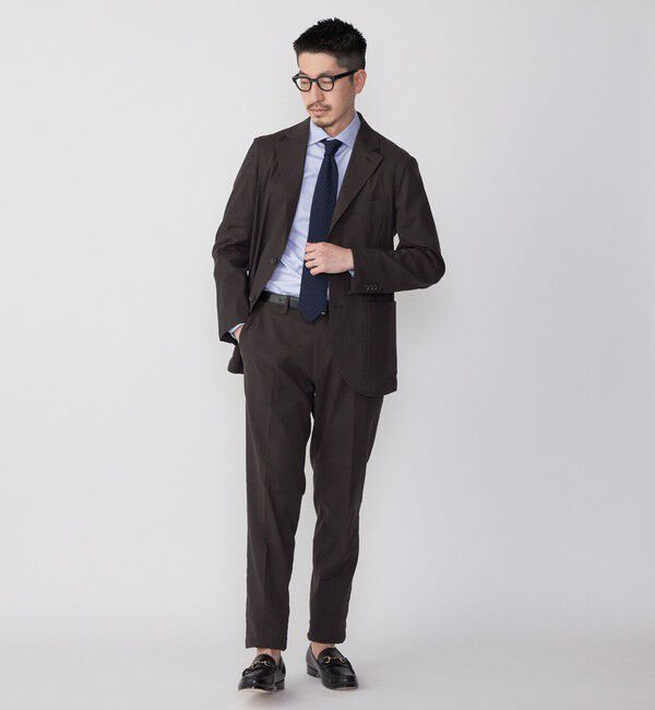 SHIPS「SHIPS:〈セットアップ対応/手洗い可能〉 イージー リネン ストレッチ ジャケット」|テーラードジャケット|