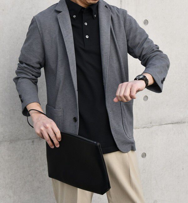 SHIPS any「SHIPS any:〈洗濯機可能〉サマー ニット ジャケット 26SS◆」|テーラードジャケット|