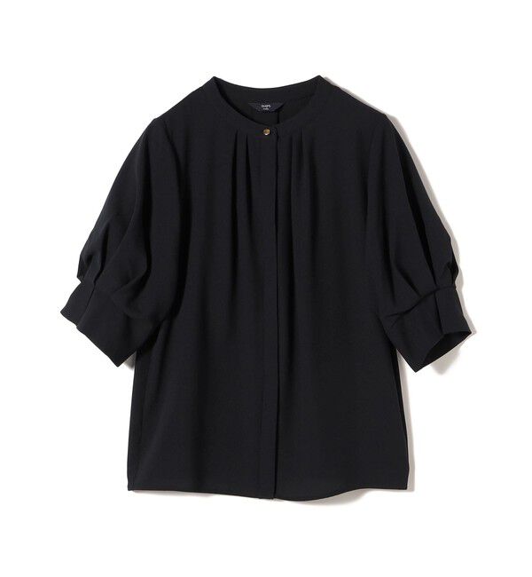 SHIPS Colors 「SHIPS Colors:〈洗濯機可能〉ジョーゼット タック スリーブ ブラウス◇」|シャツ・ブラウス|