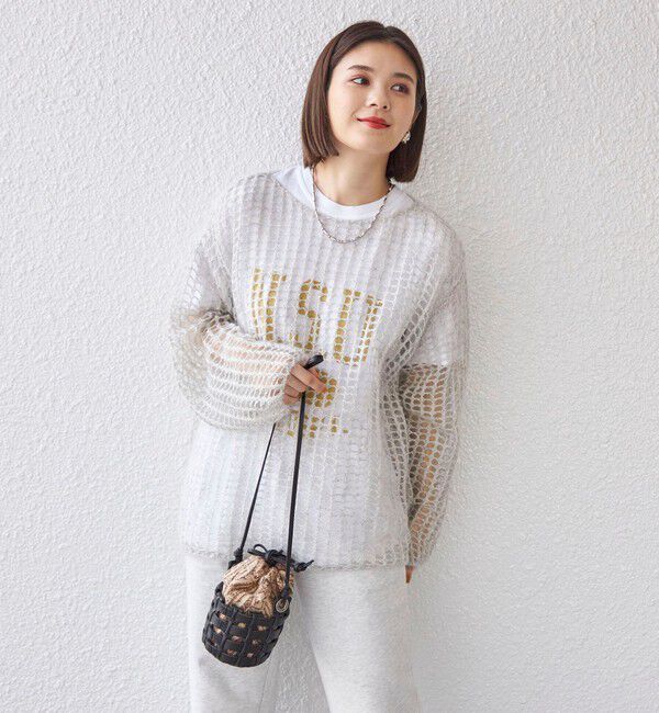 SHIPS for women「〈手洗い可能〉モヘヤ メッシュ プルオーバー◇」|ニット・セーター|