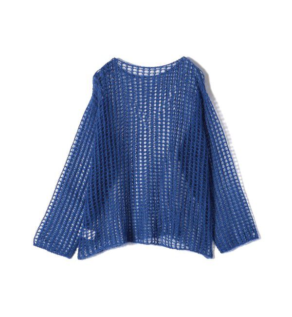 SHIPS for women「〈手洗い可能〉モヘヤ メッシュ プルオーバー◇」|ニット・セーター|