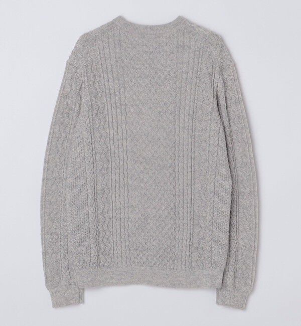 SHIPS「SHIPS:〈手洗い可能〉ランダム アラン クルーネック プルオーバー ニット」|ニット・セーター|