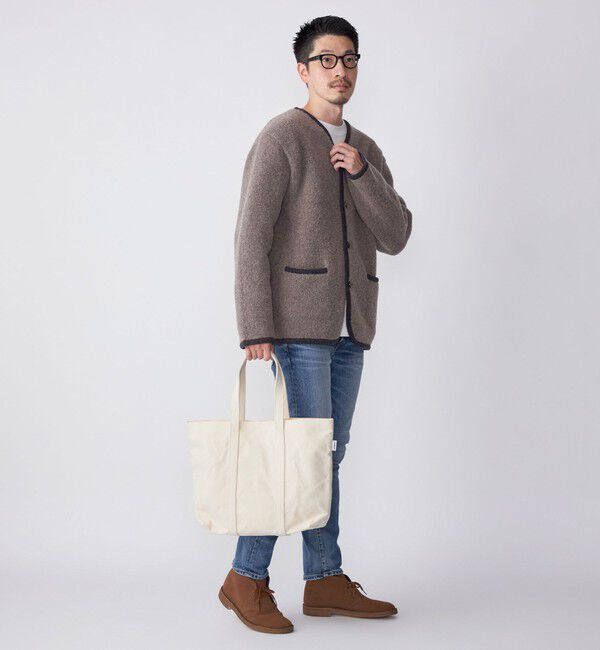 SHIPS「SHIPS: チロリアン ニット ジャケット」|ノーカラージャケット|