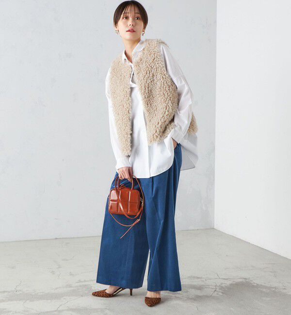 SHIPS for women「〈手洗い可能〉オーガニック コットン コーデュロイ パンツ ◇」|その他|