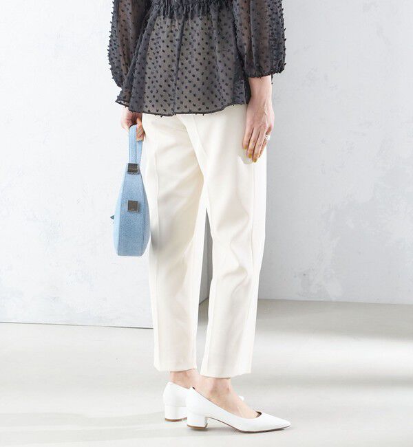 SHIPS for women「〈手洗い可能〉強撚 へビー ツイル テーパード パンツ 24SS ◇」|その他|