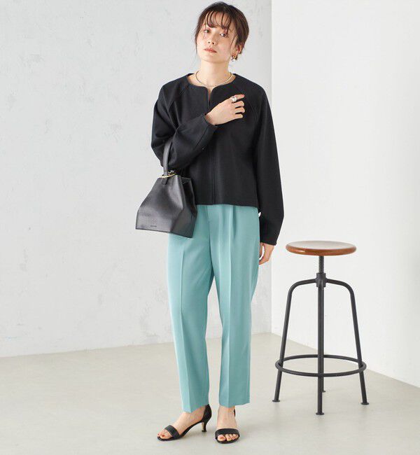 SHIPS for women「〈手洗い可能〉強撚 へビー ツイル テーパード パンツ 24SS ◇」|その他|