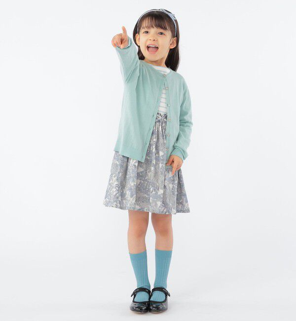 SHIPS KIDS「SHIPS KIDS:100～130cm / ボーダー 長袖 TEE」|Tシャツ・カットソー|