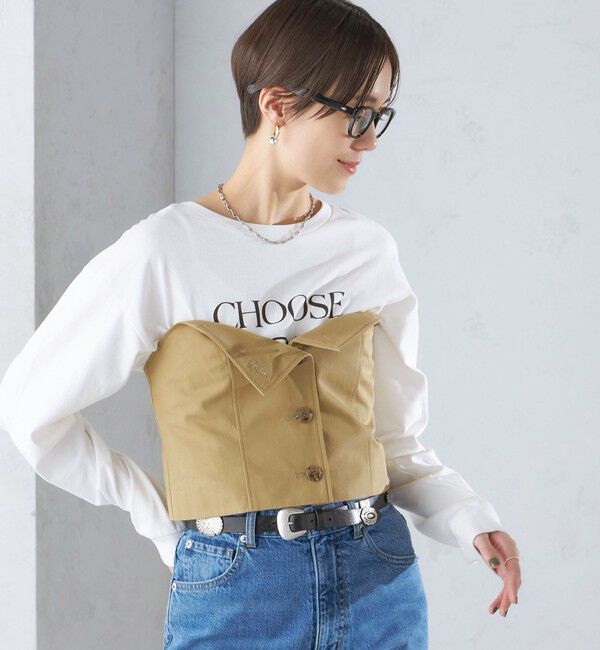 SHIPS for women「〈手洗い可能〉トレンチ ディテール ビスチェ 24SS ◇」|その他|