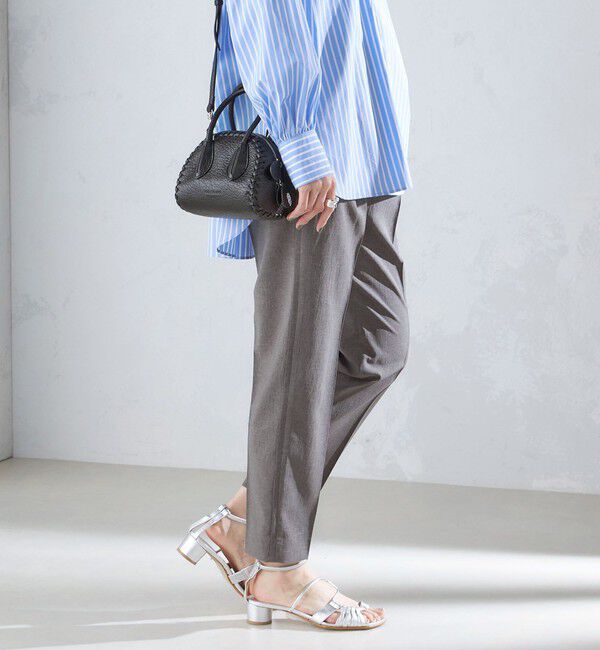 SHIPS for women「〈洗濯機可能〉サイドライン デザイン ストレッチ テーパード パンツ 24SS ◇」|その他|