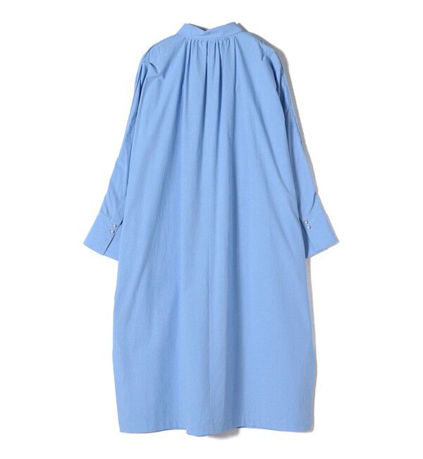 SHIPS for women「〈手洗い可能〉近江晒 タイプライター パールモチーフ ワンピース 24SS ◇」|ワンピース|