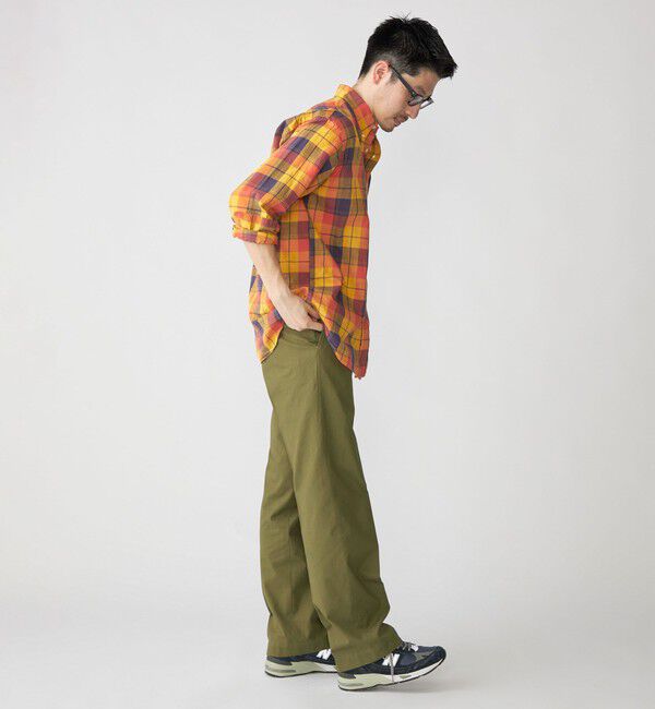 SHIPS「SHIPS: コットンリネン マドラスチェック ボタンダウン 長袖 シャツ」|シャツ・ブラウス|