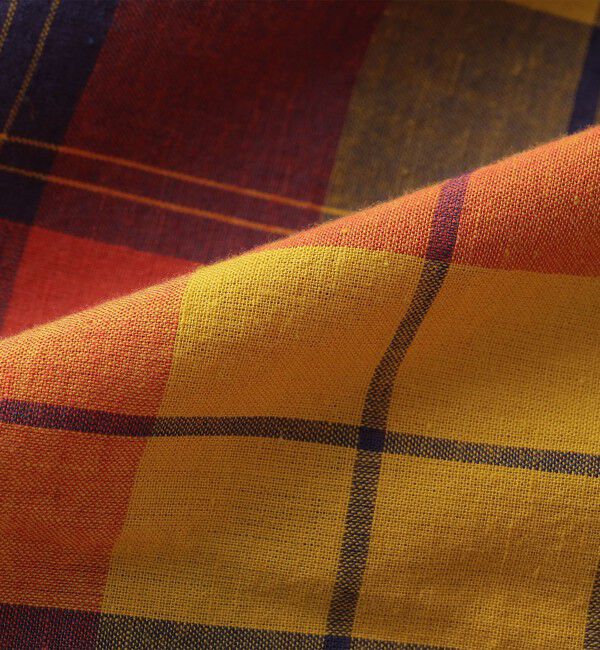 SHIPS「SHIPS: コットンリネン マドラスチェック ボタンダウン 長袖 シャツ」|シャツ・ブラウス|