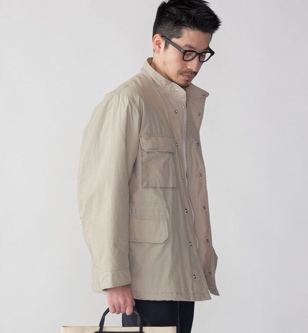 SHIPS「SHIPS: ライト ナイロン 中綿 M-65 ミリタリー ブルゾン」|ミリタリージャケット|