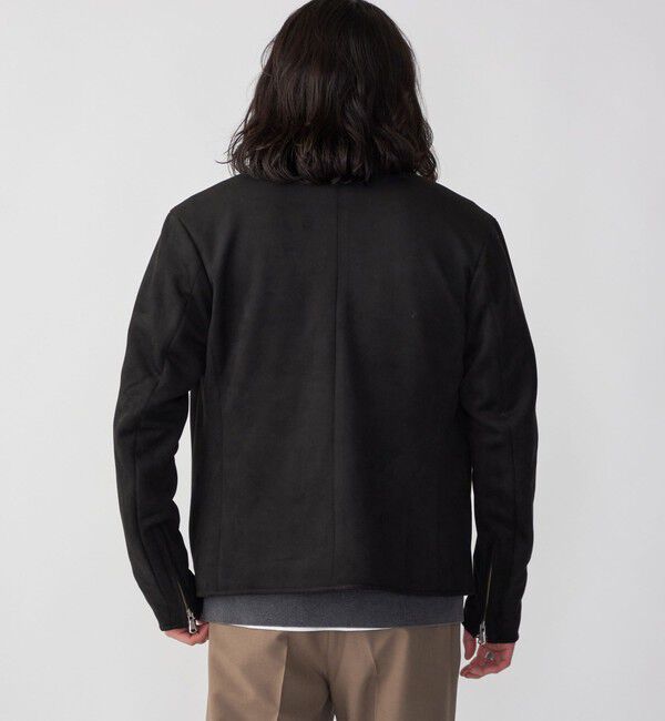 SHIPS「SHIPS: ポリエステル フェイクスエード シングル ライダース」|その他|