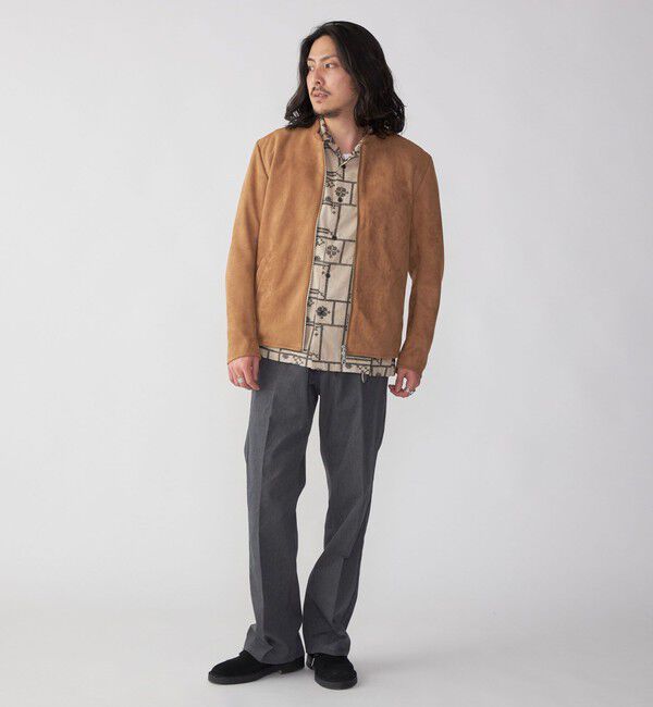 SHIPS「SHIPS: ポリエステル フェイクスエード シングル ライダース」|その他|