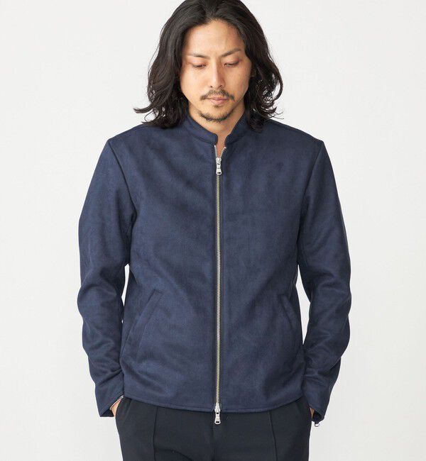 SHIPS「SHIPS: ポリエステル フェイクスエード シングル ライダース」|その他|