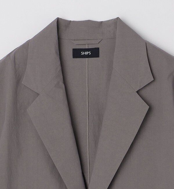 SHIPS「SHIPS: コットン ブロード リラックス シャツ ジャケット」|テーラードジャケット|