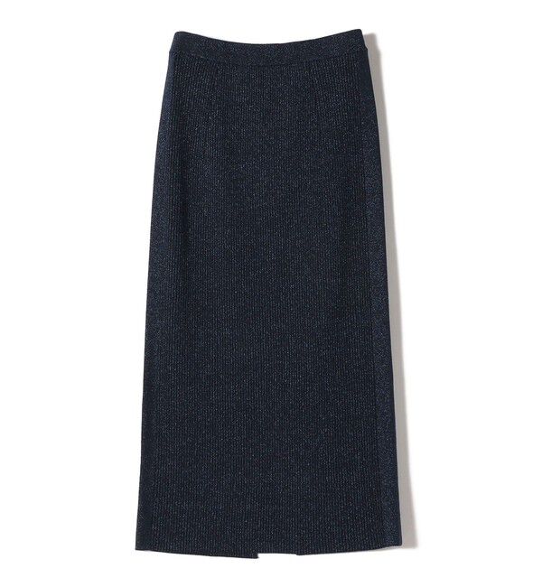 SHIPS for women「【WEB限定】〈手洗い可能〉ラメ リブ ニット スカート」|スカート|