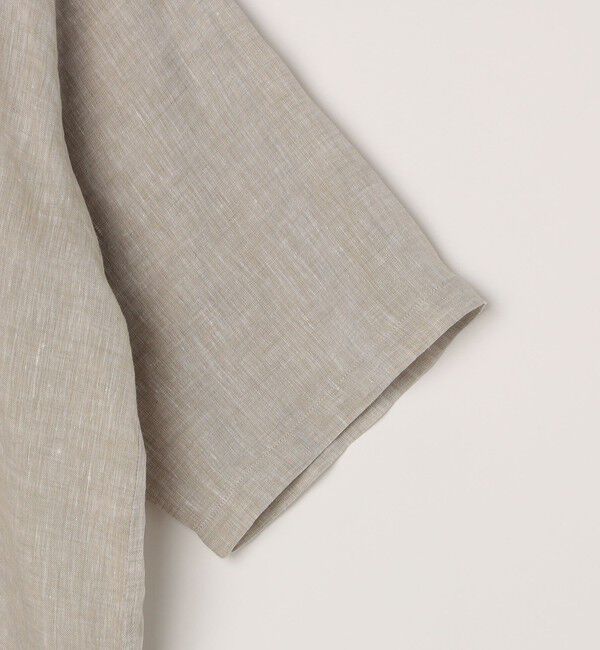 SHIPS any「SHIPS any: ピュアリネン バンド スキッパー ハーフスリーブ プルオーバー シャツ 25SS◇」|シャツ・ブラウス|