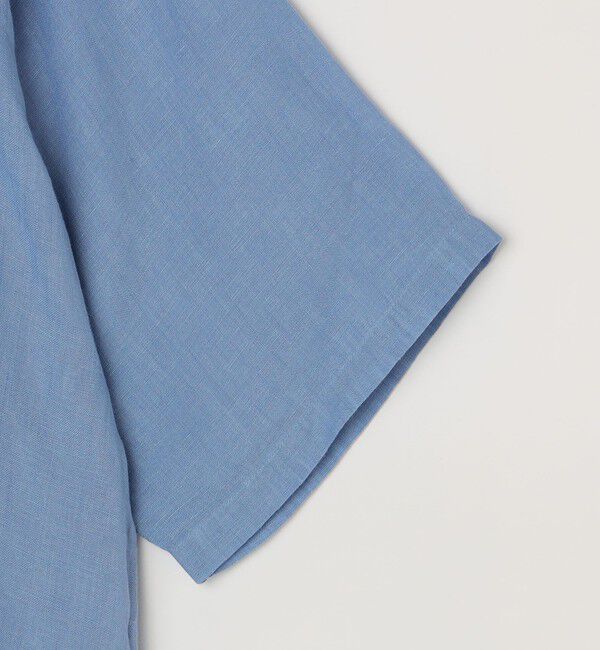 SHIPS any「SHIPS any: ピュアリネン バンド スキッパー ハーフスリーブ プルオーバー シャツ 25SS◇」|シャツ・ブラウス|