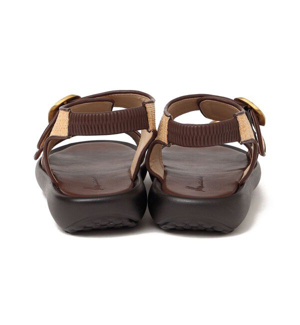 SHIPS any「《一部追加予約》【SHIPS any別注】eblouna: バックルベルト サンダル」|サンダル|