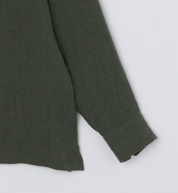 SHIPS「SHIPS: リネン ウール オーバーシャツ」|シャツ・ブラウス|