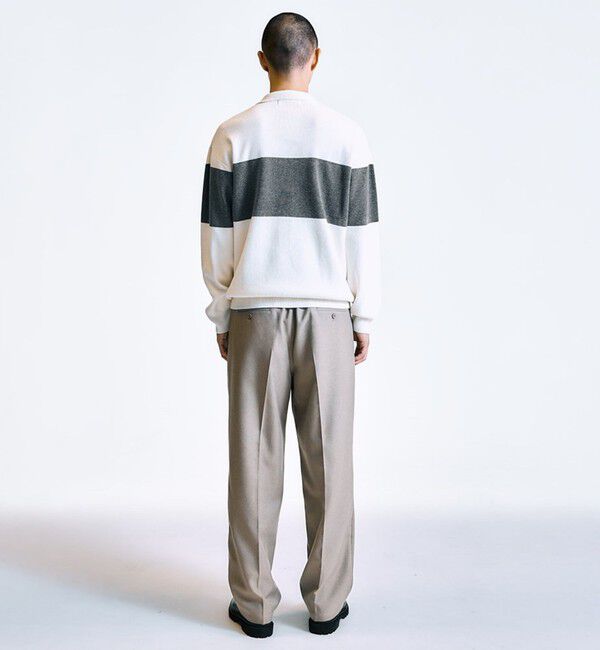 SHIPS「City Ambient Products:〈手洗い可能〉リラックス 1ボタン ニットポロシャツ」|ニット・セーター|